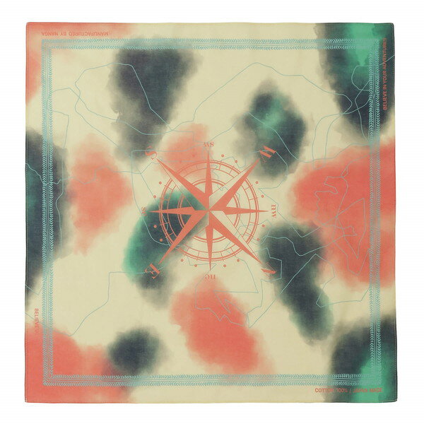 NANGA ナンガ ジャーニーパターンバンダナ クリーム JOURNEY PATTERN BANDANNA FREE CREAM NA2314-3F511 N1JbCmN5