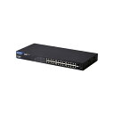 ELECOM EHB-SG2C24F-HPL 法人向けスイッチングハブ/WEBスマート/Giga/PoE/24ポート/大容量/3年保証