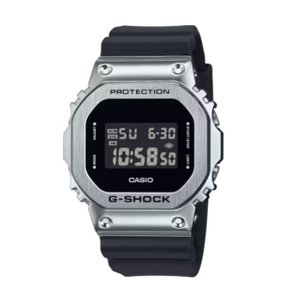 腕時計 時計 CASIO カシオ G-SHOCK メンズ GM-5600U-1JF Gショック GSHOCK ジーショック DIGITAL 5600 SERIES クォーツ ウォッチ シルバー ブラック ステンレス 誕生日 新生活 父の日 プレゼント ギフト GM5600U1JF