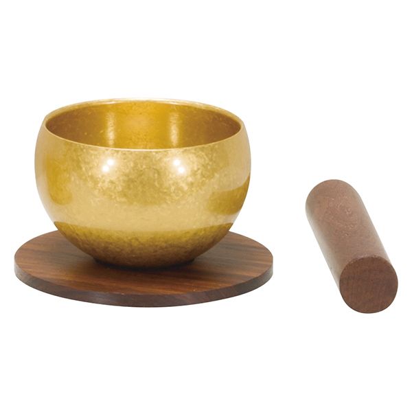 ALTE MEISTER makoto リンセット 霞金 仏具 おりん リン棒セット カジュアル 真鍮 仏壇