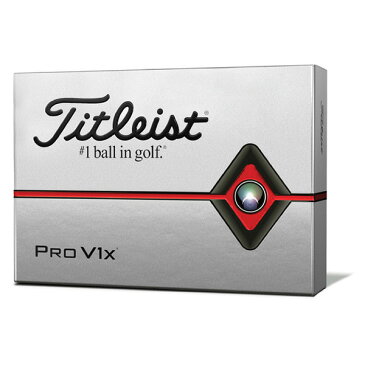 タイトリスト(Titleist) 2019 PRO V1x ハイナンバー 1ダース(12個入り） ホワイト 【日本正規品】 ゴルフ