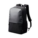 ELECOM BM-BPLTBK リュック 17L 軽量 撥水加工 15.6インチノートPC 収納可 通勤 通学 ビジネスバッグ ブラック