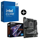 Intel Corei7-14700K CPU + GIGABYTE B760 A ELITE AX DDR4 }U[{[h Zbg