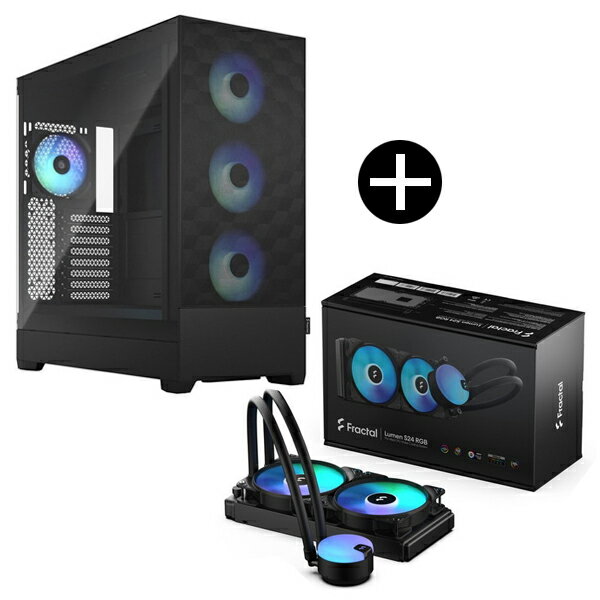 XPRICEŷԾŹ㤨Fractal Design FD-W-L1-S2412 Lumen S24 v2 RGB ʰ׿䥯顼 + Fractal Design FD-C-POR1X-06 Pop XL Air RGB Black TG Clear Tint ե륿PC åȡפβǤʤ41,180ߤˤʤޤ