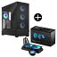 Fractal Design FD-W-L1-S2412 Lumen S24 v2 RGB ʰ׿䥯顼 + Fractal Design FD-C-POR1X-06 Pop XL Air RGB Black TG Clear Tint ե륿PC å