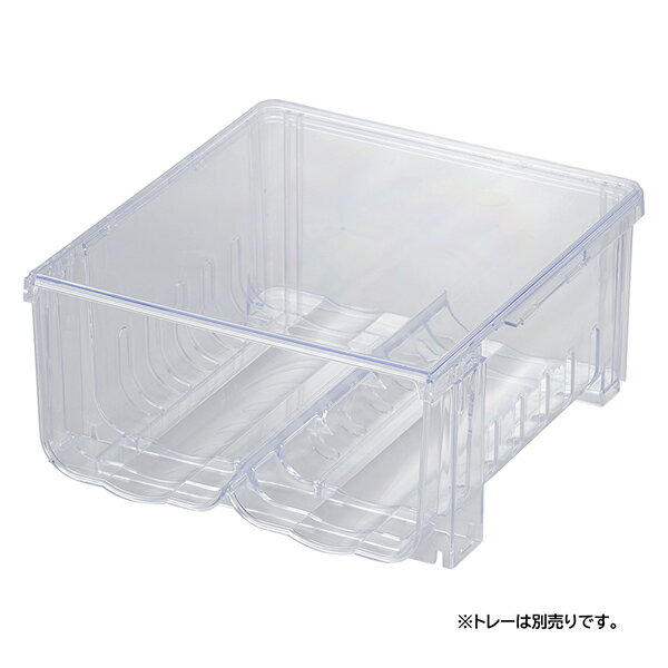 ベストコ MA-4081 冷蔵庫 ペットボトル 収納 ホルダー 大 クリアブルー 横置き ラック