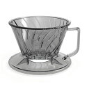 ベストコ MA-431 HARIO(ハリオ) コーヒードリッパー メモリ付き 1 クリアグレー 1〜2人用 台形 食洗機対応 ベストコ(3)