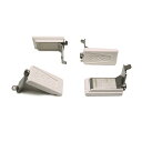 和気産業 WLS-102 ステンレス フィット棚受 ホワイト 4個入