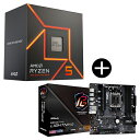 商品説明AMD Ryzen5 7600 With Wraith Stealth Cooler 説明・仕様★ 低消費電力で高性能6コア 12スレッドで4.0GHzのスピードを65Wの消費電力で実現。5nmプロセスの「ZEN4」アーキテクチャーを採用したメインストリームCPUです。★ OCで5GHzオーバーを実現アンロック時に5.2GHzのオーバークロック性能を実現、PCI Express 5.0やDDR5への対応を含め、CPU・足回り性能が大幅に向上しました。★ Wraith Stealth Cooler付属空冷CPUクーラー Wraith Stealth クーラーが付属。標準構成でCPUクーラーが付属するため、コストを安く抑えることができます。★ グラフィック機能内蔵グラフィックスの機能をCPUに内蔵、GPUを購入しなくてもグラフィック出力が可能です。★ Socket AM5対応LGAパッケージとなったSocket AM5タイプ。CPUへのより安定した電力供給が可能となりました。* コア数:6* スレッド数:12* 標準クロック:4.0GHz* 最大ブーストクロック:5.2GHz* キャッシュ:38MB* PCIe対応:PCIe 5.0* 対応メモリ:DDR5* TDP:65W* グラフィックス:RADEONグラフィックス* 付属CPUクーラー:Wraith Stealth RGB LEDクーラー* 保証期間:3年間* 生産国:中国------------------------------------B650M PG Lightning 説明・仕様★ 高速インターフェース搭載モデルXMP3.0/EXPO対応DDR5メモリ、128Gb/s転送のPCIE Gen5 M.2 SSDを搭載可能、システムのベーススピードを高速な環境で構築できます。★ 高速ポートを多数搭載USB3.2 Gen2ポートをType-C・A各1ポート、2.5G LANポートを搭載、接続するデバイスやネットワークに高速にアクセスが可能です。★ 便利なUSB Type-Cポートを2基搭載フロントとリアにUSB Type-Cポートを各1基搭載、リアは高速なUSB3.2 Gen2に対応しており、外付けビデオキャプチャ—などの接続に最適です。★ DIYフレンドリー仕様BIOSの書き戻しに便利なBIOS Flashbackボタンをリアに搭載、面倒なドライバーインストールもAuto Driver Installer(ADI)で簡単に行うことができます。★ M.2 Key-Eスロット搭載M.2 Key-Eスロットを搭載、無線LAN・Bluetoothモジュールを増設することが可能です。* フォームファクタ：Micro-ATX (24.4×24.4mm)* チップセット：AMD B650* CPUソケット・対応CPU：AMD Socket AM5・Ryzen 7000シリーズ* 電源フェーズ：6+2+1 50A Dr.MOS* メモリソケット：4x DDR5 UDIMM 最大192GB* 対応メモリ：DDR5 7200+対応 intel XMP3.0/AMD EXPOメモリプロファイルサポート* 拡張スロット：1x PCIE4.0 x16、1x PCIE3.0 x4 (形状はx16)* ストレージ：3x M.2 (PCIe 5.0x4、PCIe 4.0x4、PCIe 4.0x2 各1)、4x SATA3* 映像出力：1x Displyay Port(1.4)、1x HDMI(2.1)* USB(リア)：1x USB3.2 Gen2 Type-C、1x USB3.2 Gen2 Type-A、2x USB3.2 Gen1 Type-A、4x USB2.0 Type-A* USB(フロント)：1x USB3.2 Gen1 Type-C、4x USB3.2 Gen1 Type-A、4x USB2.0 Type-A* サウンド：Realtek ALC897 7.1ch HD Audio Codec、Nahimic Audio* ネットワーク：有線LAN 1x 2.5GbE、無線LAN なし (M.2 Key-Eポートあり)* 対応OS：Windows 10/11 64bit* 付属品：ユーザーマニュアル、I/Oパネル、2x SATAフラットケーブル、4x M.2ソケット用ねじ