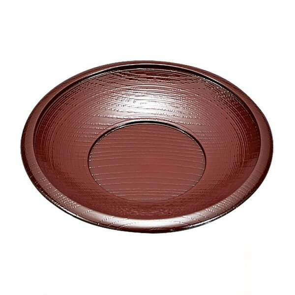 宮本産業 4.0茶托 千筋 溜