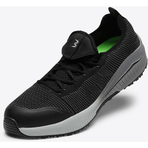 丸五 #201SOC ブラック 27 マンダムニットSOC [プロテクティブスニーカー]