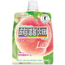 マンナンライフ クラッシュ蒟蒻畑 ライト特保 もも味 150g x6 メーカー直送 お中元 ギフト 夏ギフト プレゼント