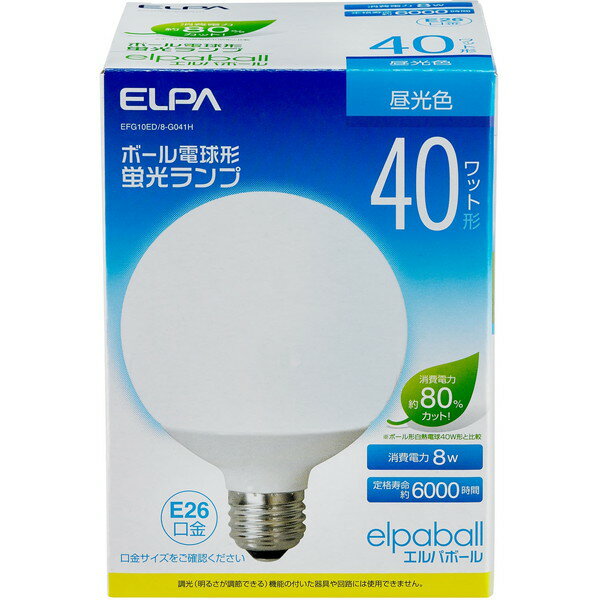 朝日電器 EFG10ED/8-G041H [電球形蛍光灯 G形 40W形]
