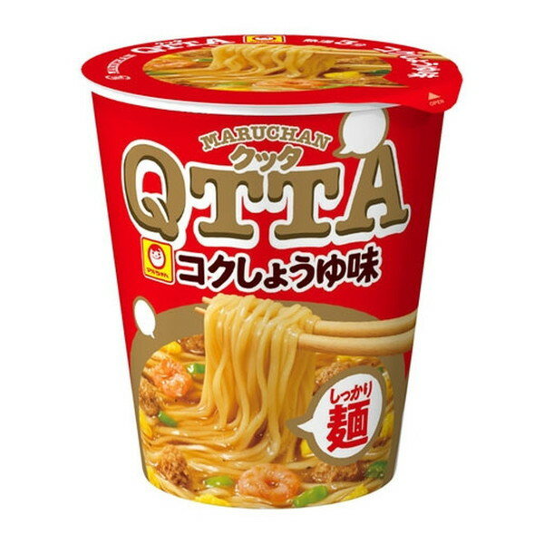 東洋水産 マルちゃん QTTAコクしょうゆ味カップ 78g x12 メーカー直送 ギフト プレゼント