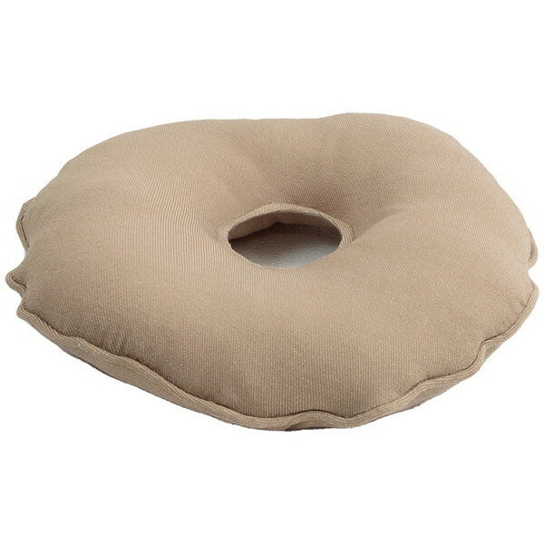 イケヒコ・コーポレーション 1211810020401 クッション 穴あき 無地 国産 ベージュ 約35cm丸 メーカー..