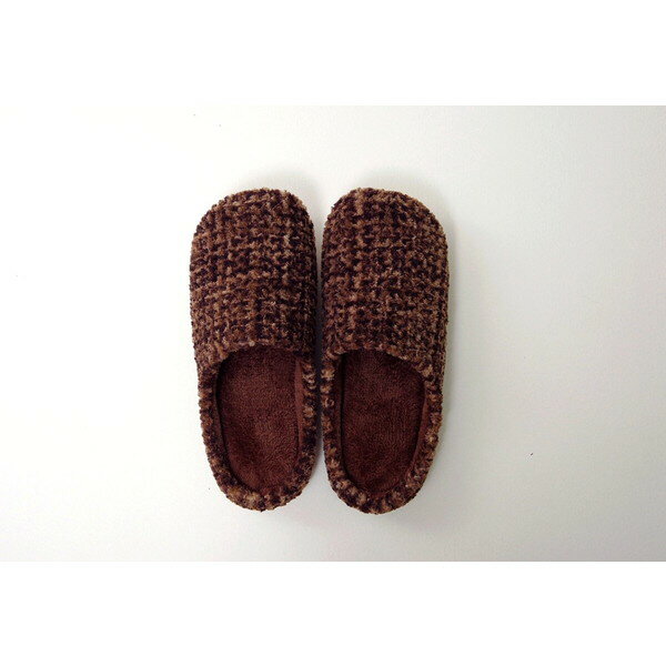 イケヒコ・コーポレーション 1260140060602 ルームシューズ スリッパ レディース ブラウン Mサイズ 約2..