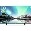 Hisense ハイセンス 液晶テレビ 4Kチューナー内蔵 50V型 50インチ 50E6800 地上・BS・110度CSデジタル ゲームモード NEOエンジン