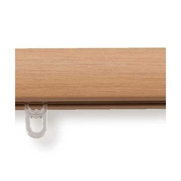 Fullness 3366bo-916275 カーテンレール ロアール 2.0mシングル 木目ミディアム・I0820 メーカー直送