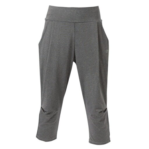 G-FIT エアSTRETCH ルーズフィットカプリパンツ GF-L979S-HDGL-S ヘザーダークグレー G-FIT エアSTRETCH ルーズフィットカプリパンツ GF-L979S-HDGL-S ヘザーダークグレー
