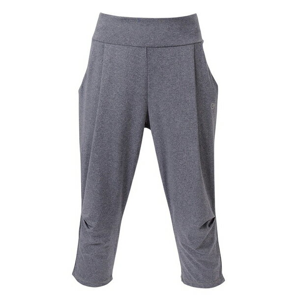 G-FIT エアSTRETCH ルーズフィットカプリパンツ GF-L979S-HNV-L ヘザーネイビー