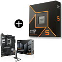 【 セット品 】AMD Ryzen 5 9600X W/O Cooler WOF (6C/12T、3.9GHz、65W) CPU + ASUS TUF-GAMI...