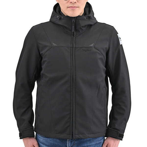 デイトナ D48589 ジャケット 春秋冬 オールシーズン ソフトパーカー DJ-015 ブラック Lサイズ(2)
