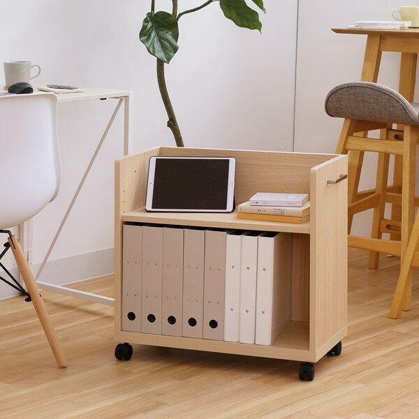 白井産業 ONA-6060P NA 木製オフィスワゴン オフィスコ2 メーカー直送