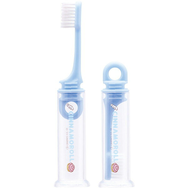 スケーター TRKS1 シナモロール お友だち 歯ブラシ 携帯用 携帯 トラベルセット 子供 歯ブラシケース はぶらし 毛の硬さ普通 14.5cm お出かけ 小学生 幼稚園 保育園 旅行 サンリオ