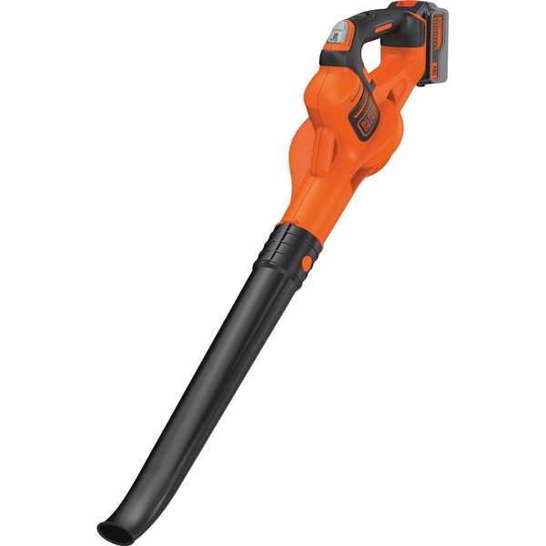 ブラックアンドデッカー BLACK＆DECKER GWC1840PC コードレスブロワー 18V 4.0Ah 送風機 コンパクト パワフル ブーストボタン付 ズル簡単着脱 収納楽々 18V4.0Ahリチウムイオン充電池 掃除 清掃 落ち葉 外路地 庭