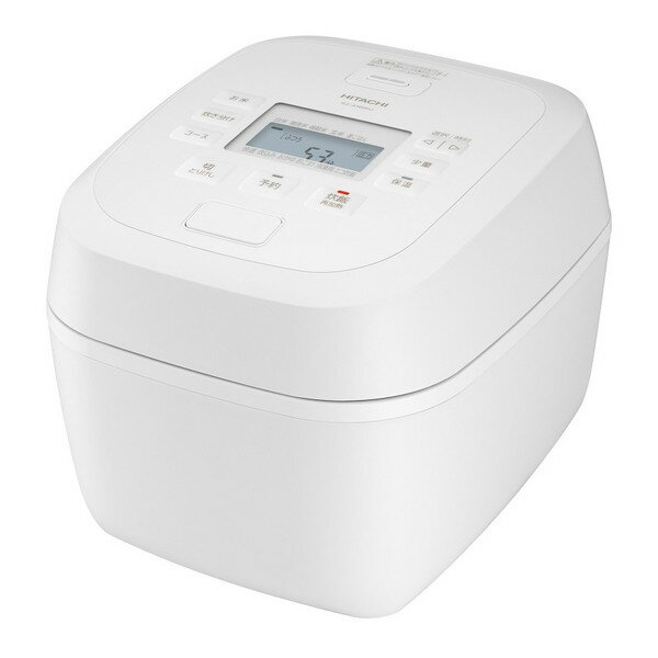 炊飯器 5.5合 日立 RZ-A100HJ-W 圧力IH 日本製 黒厚鉄釜 蒸気セーブ フロストホワ...