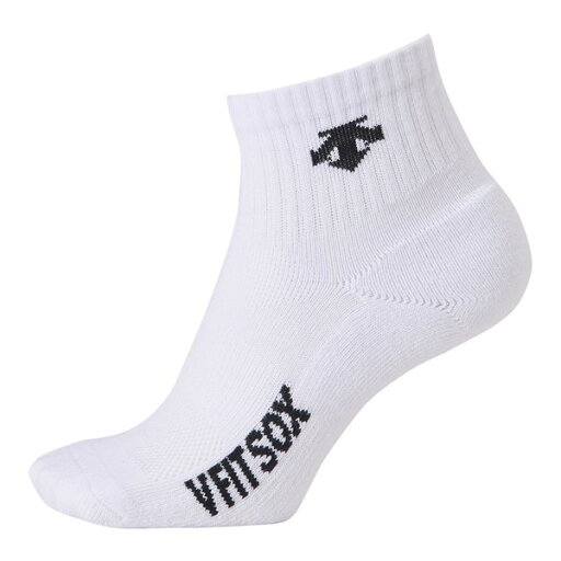DESCENTE デサント バレーボール Vフィットスーパーショートソックス ホワイト×ブラック 28-31 DVB9038 WBK DESCENTE デサント バレーボール Vフィットスーパーショートソックス ホワイト×ブラック 28-31 DVB9038 WBK
