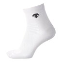 DESCENTE デサント バレーボール 5ホンユビスーパーショートソックス ホワイト×ブラック 28-31 DVB9135 WHT