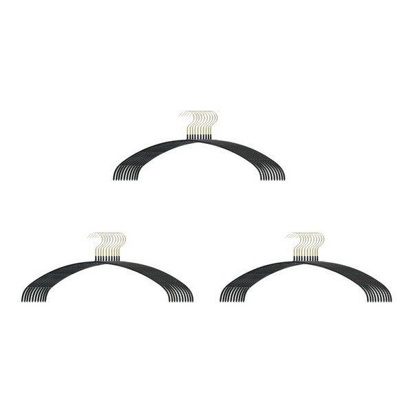 MAWA(マワ) 120664 小山田早織コラボ 人体ハンガーレギュラーサイズ ブラック 30本組