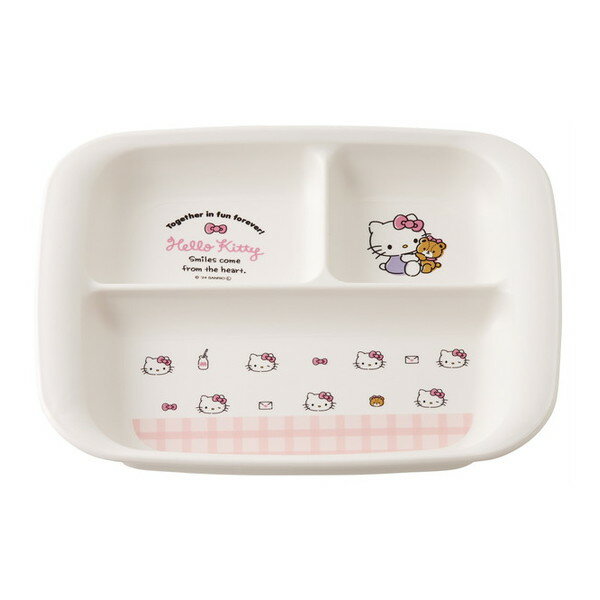 スケーター XP7AG ハローキティ サンリオ [ベビー食器 ランチプレート (子供用 抗菌 プラスチック製 47..