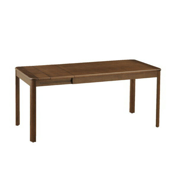 筑波産商 EXシリーズ 伸長式ダイニング DT-13175 ブラウン メーカー直送