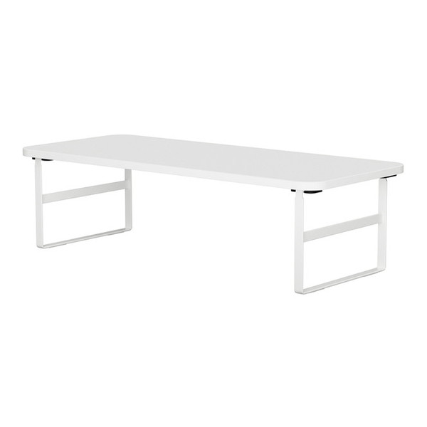 Nakabayashi シンプルデスクトップラック 幅60cm×高さ16cm/ホワイト