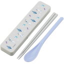 スケーター CCS3SAAG オラフ 箸 スプーン コンビセット 18cm 抗菌加工 お弁当 大人用 シリコンクッション付きで音がならない 日本製 ディズニー