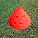 フットボールギア CrazyGoal トレーニングマーカー 10枚1セット レッド TK-BZD-02 RED メーカー直送
