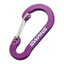 SWANS スワンズ スイムゴーグル SA-113M PUR スイムゴーグルケース用カラビナ パープル メーカー直送(4)