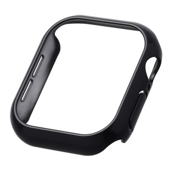 ELECOM AW-24BBPPMBK ブラック [アップルウォッチ カバー Series 10 (42mm) バンパー ハード 側面保護 メタリック](2)