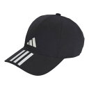 ADIDAS アディダス マルチスポーツ スリーストライプス AEROREADY ランニング トレーニング ベースボールキャップ ブラック/ホワイト/ホワイト ...