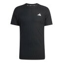 ADIDAS アディダス テニス クライマクール+ AIRCHILL フリーリフト半袖Tシャツ ブラック J/L KWH35 JF8459
