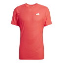ADIDAS アディダス テニス プロ クライマクール+ フリーリフト半袖Tシャツ セミルシッドレッド J/M KWY74 JE3508