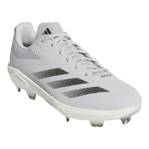 ADIDAS アディダス 野球 アディゼロエレクトリック TPU ベースボールスパイク / ADIZERO ELECTRIC TPU BASEBALL CLEATS チームライトグレー / コアブラック / フットウェアホワイト 280 IF3267