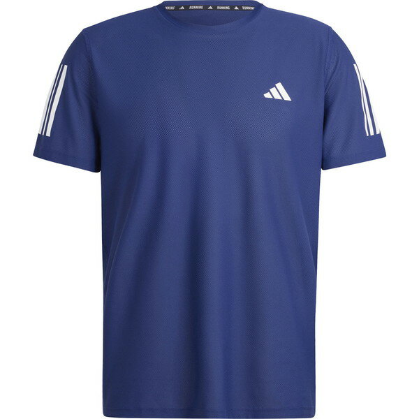 ADIDAS アディダス 陸上・ランニング オウン ザ ラン 半袖Tシャツ ダークブルー J/S IKM76 IN1502