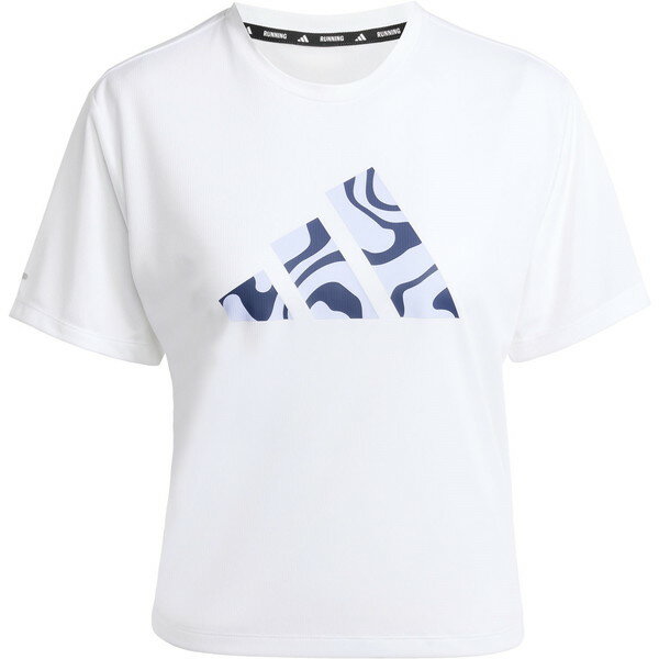 ADIDAS アディダス 陸上・ランニング ランイット ブランドラブ 半袖Tシャツ ホワイト J/L KVL53 JD2349