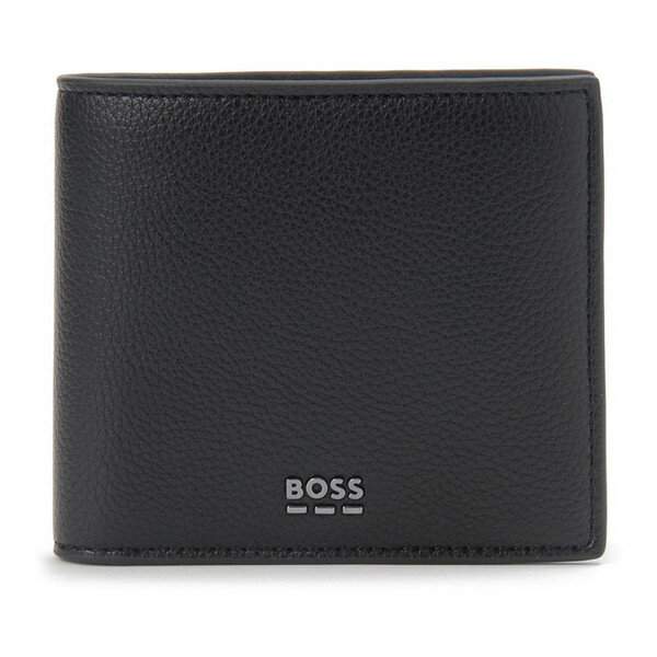 HUGO BOSS ヒューゴボス 二つ折り財布 財布 ブラック 黒 メンズ 50529546 001 BI FOLD WALLET BLACK コンパクト シンプル ブランド 誕生日 新生活 父の日 クリスマス プレゼント ギフト 【並行輸入品】