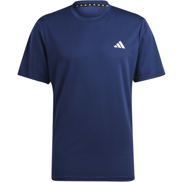 ADIDAS アディダス ランニングシャツメンズ トレイン エッセンシャルズ ブルー J/S NQE20 IC7429