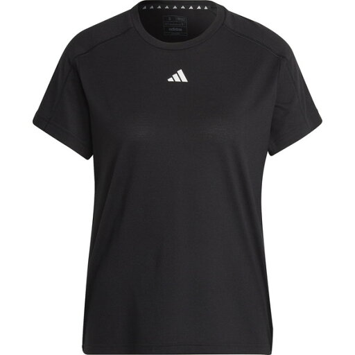ADIDAS アディダス ランニングシャツウィメンズ AEROREADY トレイン エッセンシャルズ ミニマル ロゴ クルーネック半袖Tシャツ ブラック J/L NEN26 HR7795 ADIDAS アディダス ランニングシャツウィメンズ AEROREADY トレイン エッセンシャルズ ミニマル ロゴ クルーネック半袖Tシャツ ブラック J/L NEN26 HR7795