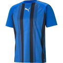 PUMA プーマ サッカーシャツ TEAMLIGA ストライプ ゲームシャツ ブルー XL 705152 02